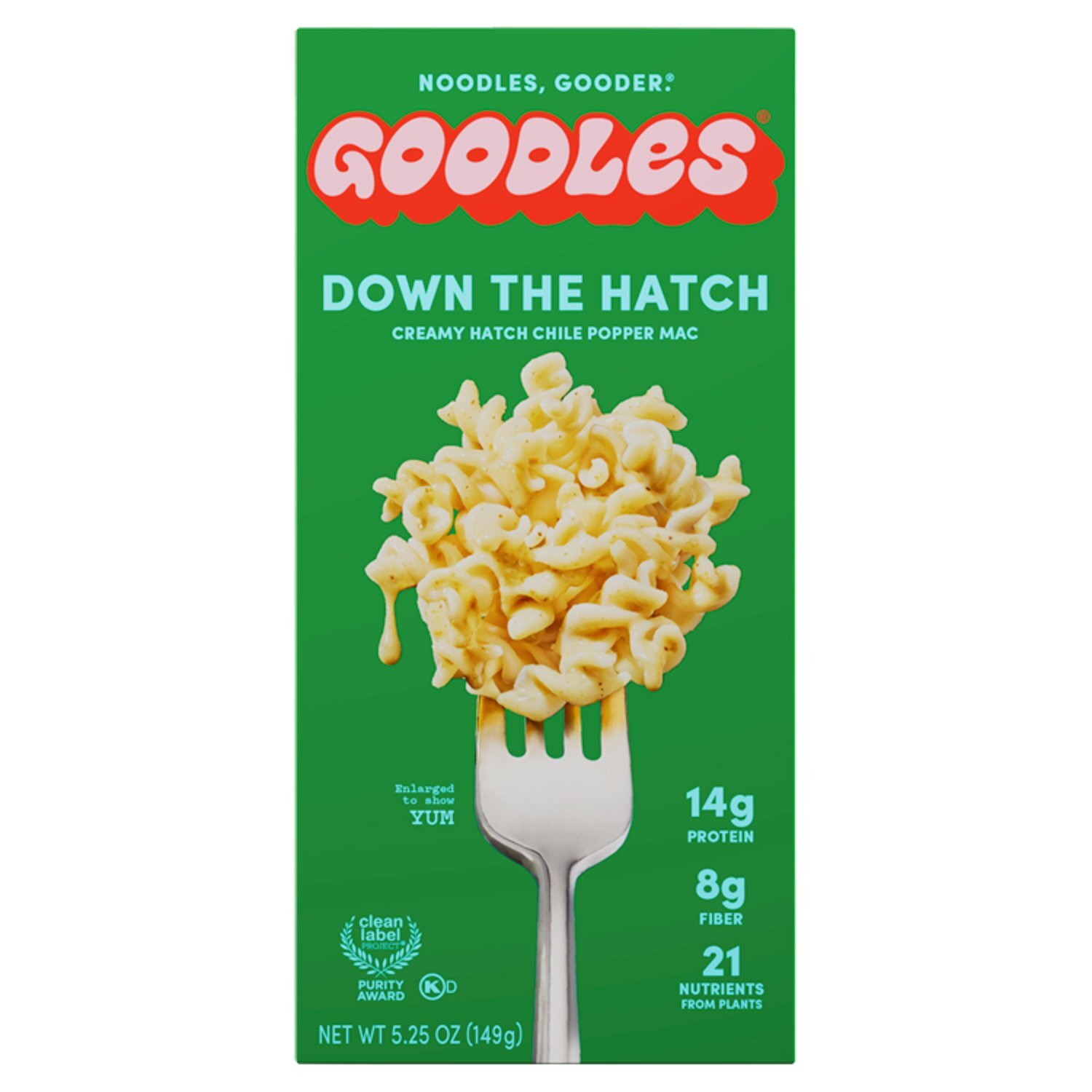 Goodles Down the Hatch Creamy Hatch Chile Popper Mac, 5.25 oz Image 1 of 9