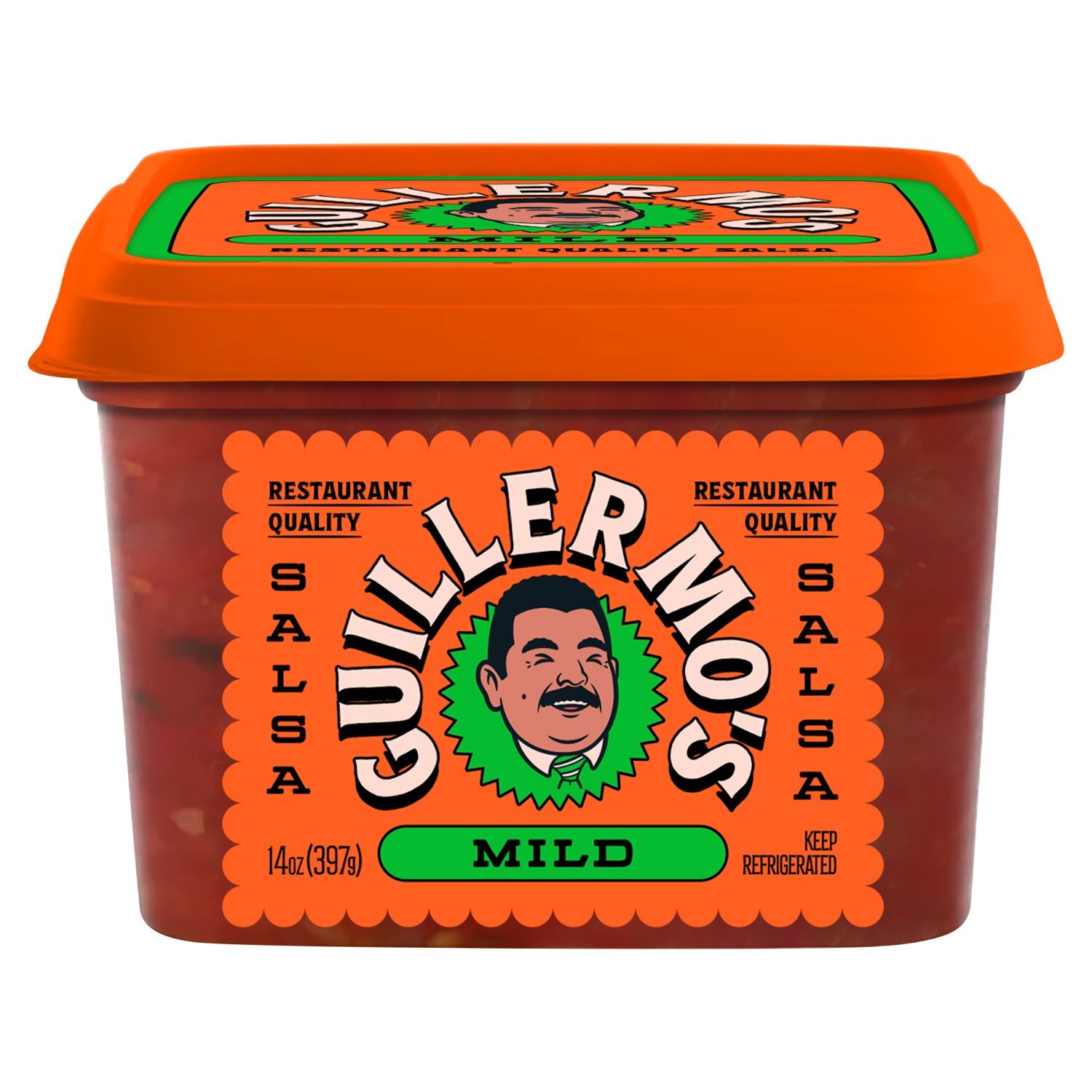 Guillermo's Mild Salsa, 14 oz