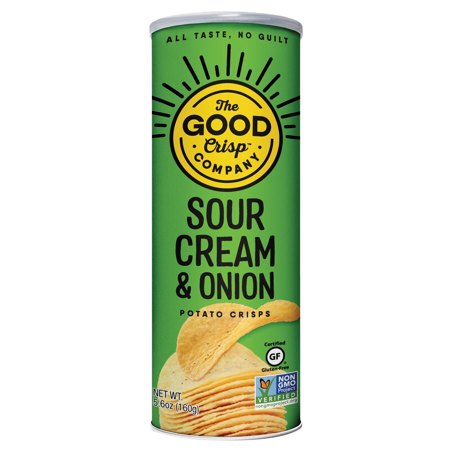 The Good Crisp Company Sour Cream & Onion Potato Crisps, 5.6 oz Image 1 of 6