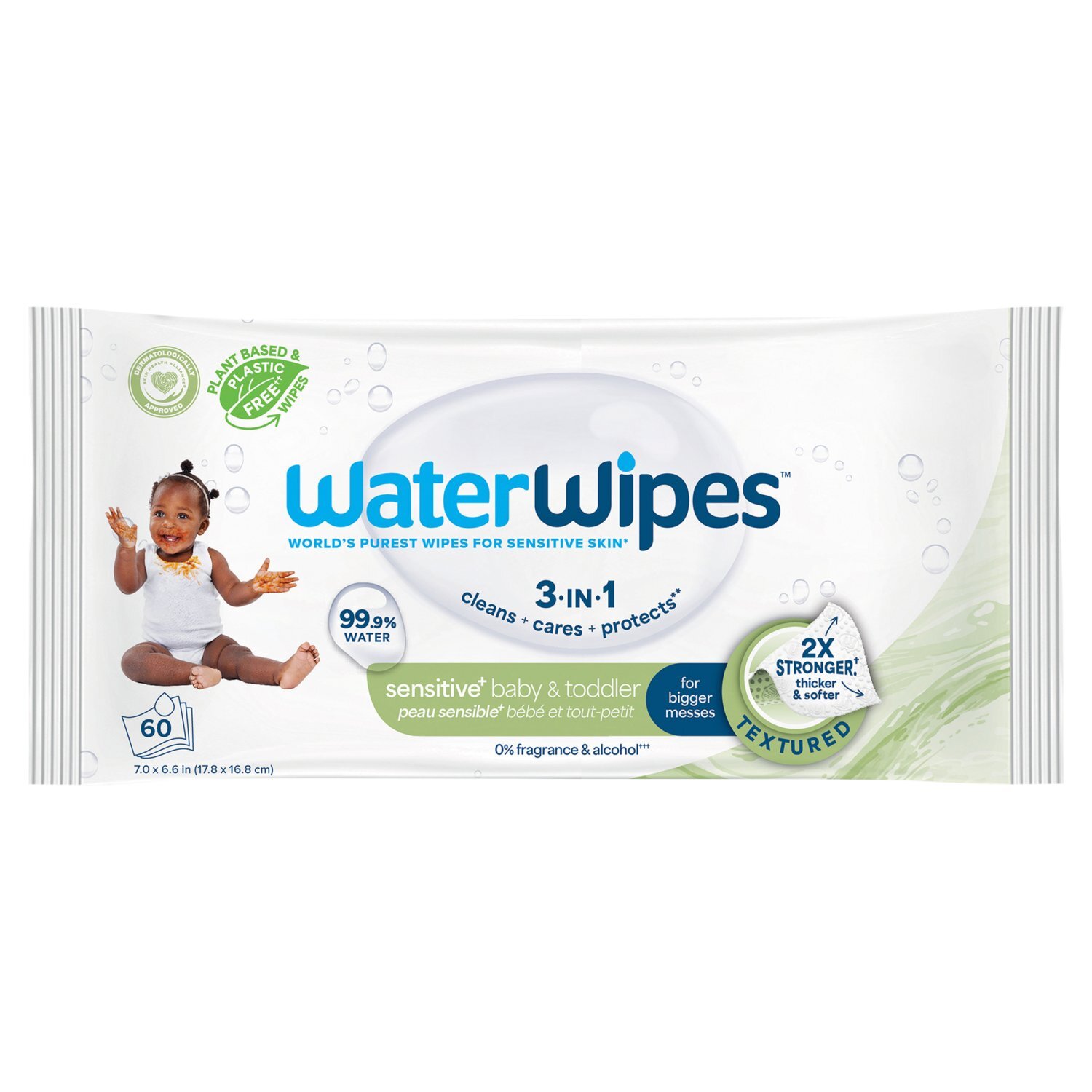 WaterWipes Baby Wipes, 60 count Image 1 of 10