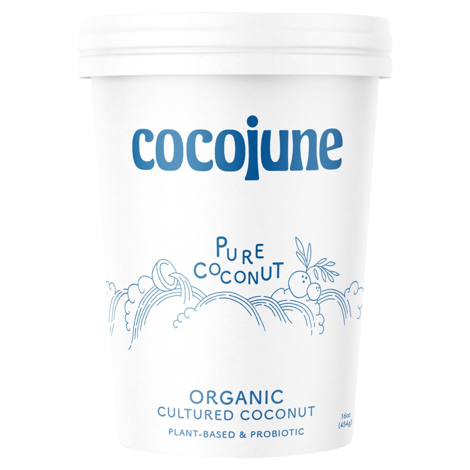 Cocojune Pure Coconut Organic Cultured Coconut Yogurt, 16 oz - Fairway