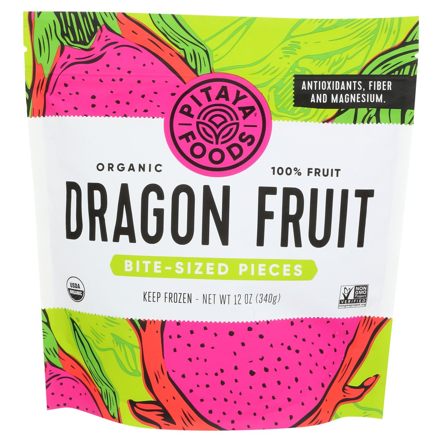 Pitaya Foods Organic Dragon Fruit Bite-Sized Pieces, 12 oz - Fairway