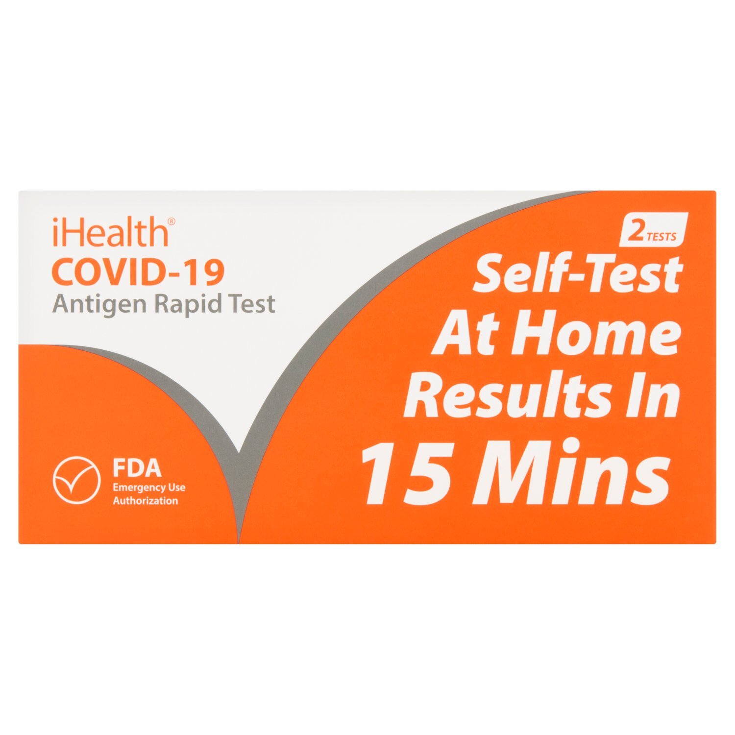 iHealth Covid-19 Antigen Rapid Test, 2 count - Fairway