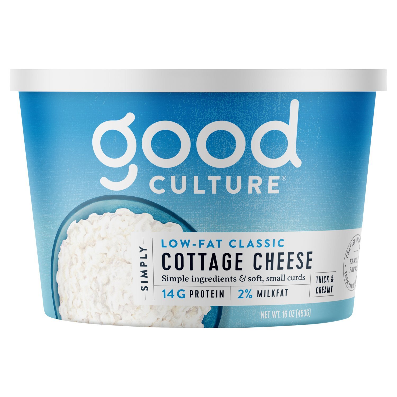 Good Culture Simply Low-Fat Classic Cottage Cheese, 16 oz - The Fresh Grocer