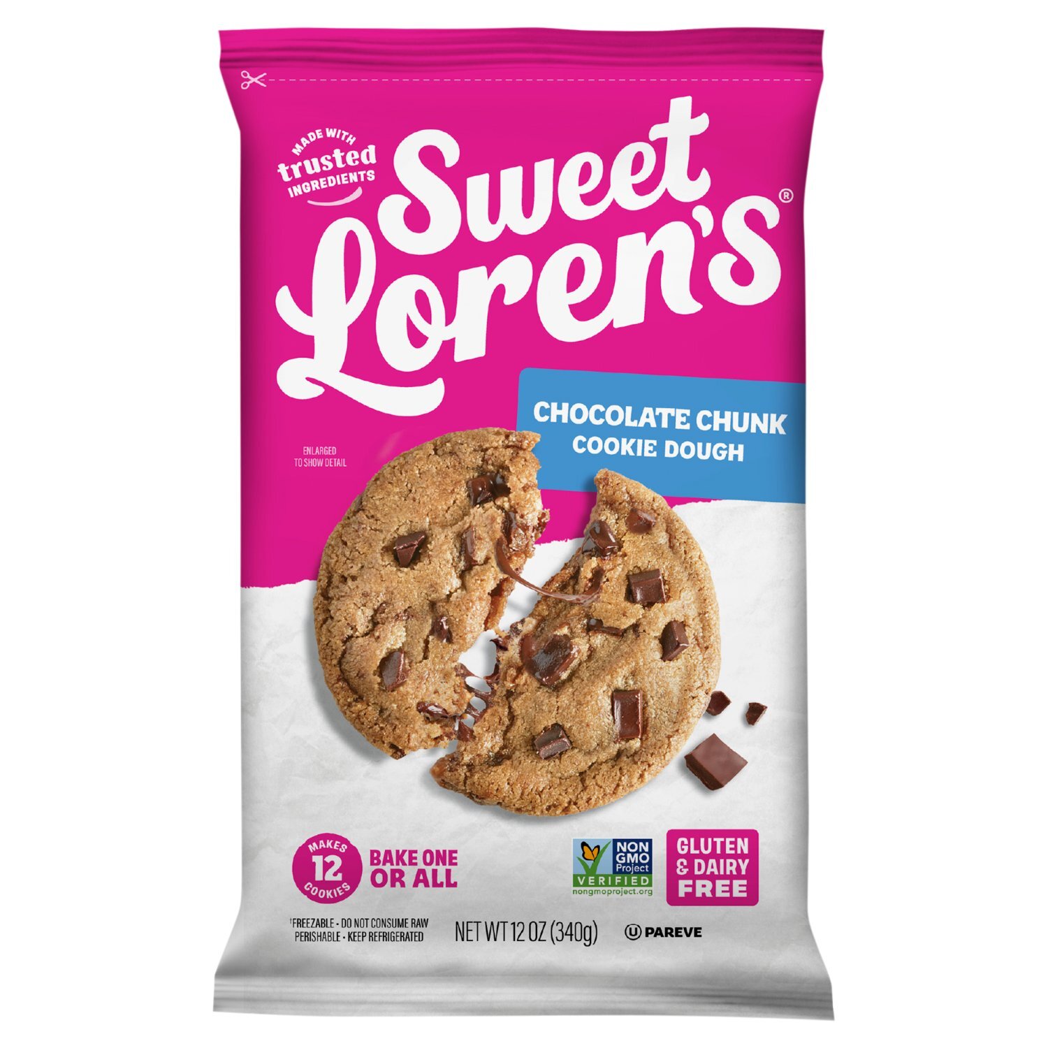 Sweet Loren's Chocolate Chunk Cookie Dough, 12 oz - Fairway