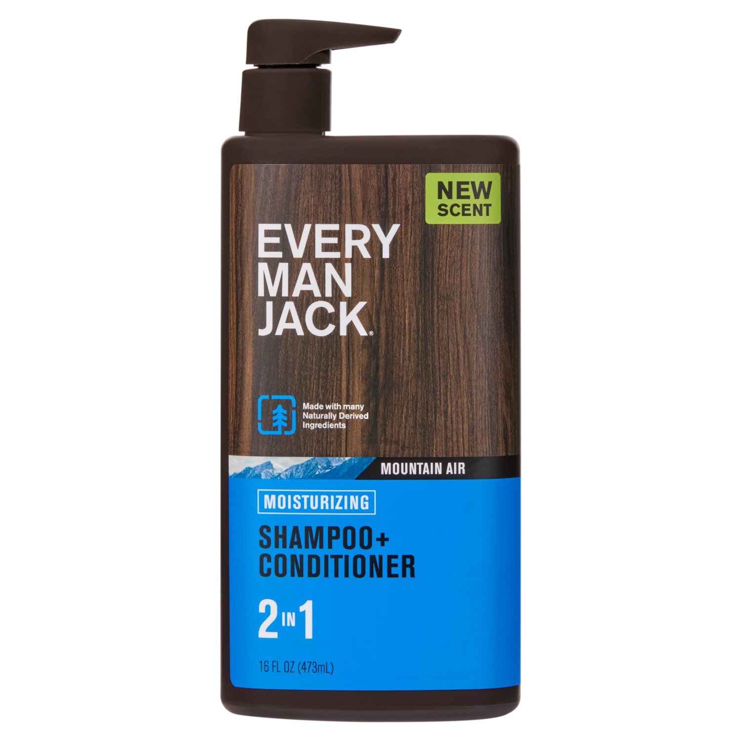 シャンプー MN Every Man Jack Mountain Air Moisturizing 2 in 1 Shampoo +