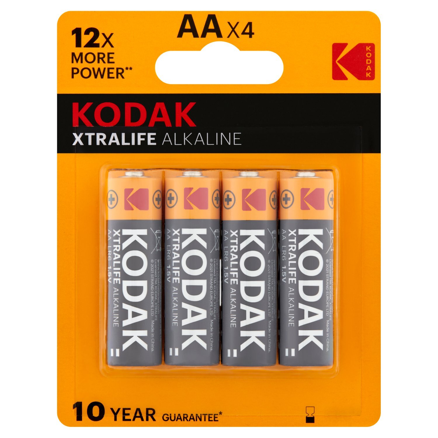 akiページ Kodak Xtralife Alkaline Batteries 1.5V AA Batteries, 4 count - The