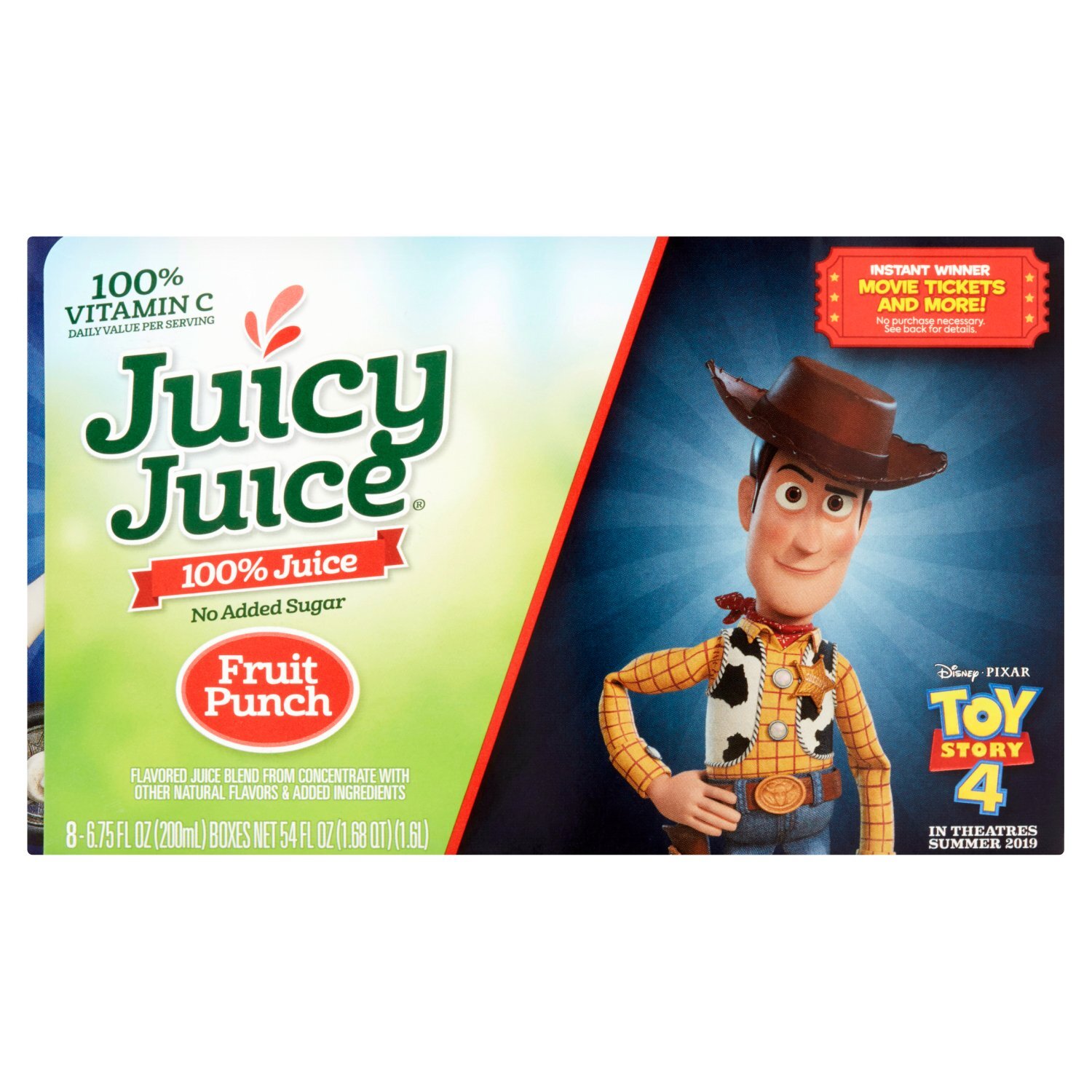 リラクゼーショングッズ JUICY FRUIT CRDB,CRDP 1ml Juicy Juice Fruit Punch 100% Juice, 6.75 fl oz, 8 count - Fairway